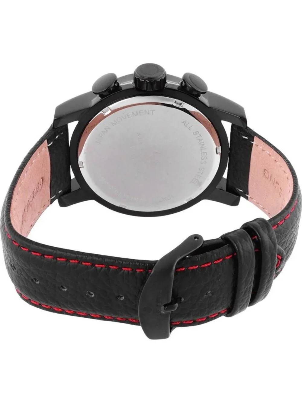 NWT Alfred Sung Velox Chronograph Quartz Black Dial Men's Watch
